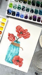 Coquelicot dans un vase