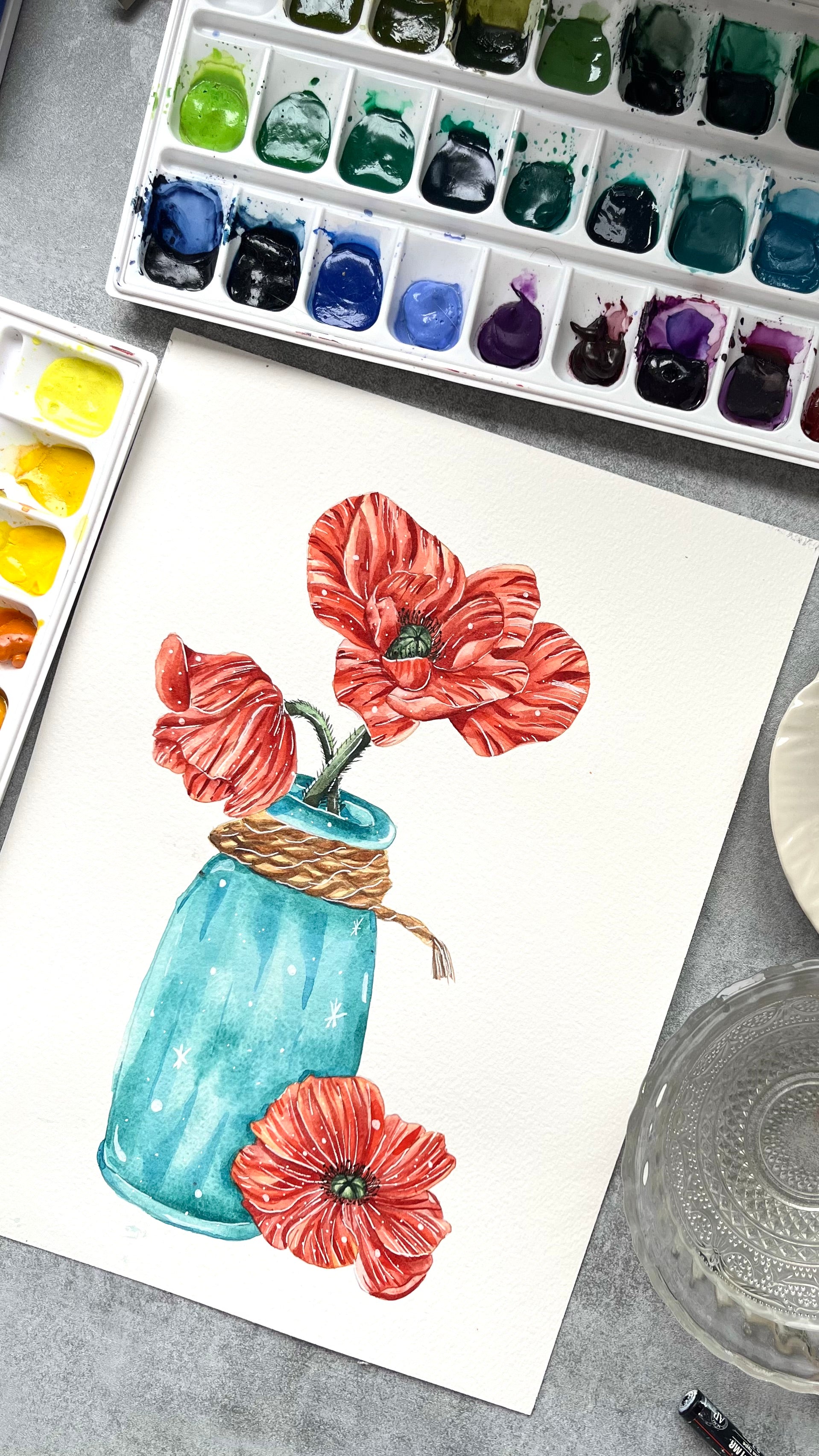 Coquelicot dans un vase
