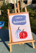 Carte « Hello Halloween » avec enveloppe
