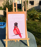 Carte « Le retour du froid » avec enveloppe