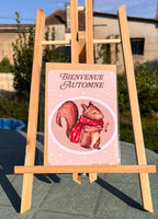 Carte « Bienvenue Automne » avec enveloppe