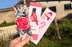 Marque-pages « Rosier d'hiver »