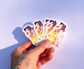 Stickers illustré à l'aquarelle. Il trouveras facilement sa place dans l'art journal, un carnet, sur un ordinateur ou pour décorer une lettre.