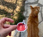 Stickers illustré à l'aquarelle. Il trouveras facilement sa place dans l'art journal, un carnet, sur un ordinateur ou pour décorer une lettre.